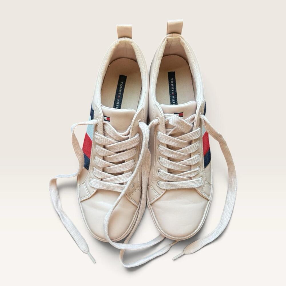 Tommy hilfiger light pink trainers